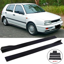 78.7"/2M Schwarz glänzend Seitenschweller Sideskirts Schweller für VW Golf 3 1H 