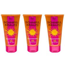 Joveka/Schnellbraun Gel 3x150ml/Solariumkosmetik/Bräunungslotion 