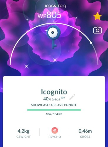 Shiny unown pokemon - unown, go