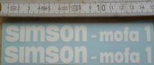Aufkleber,Weiß,Schwarz,Simson