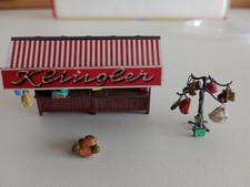 H0 Verkaufsstand, montiert