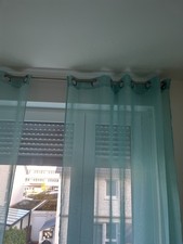 Vorhang - Schal - 2 Stück  mit Ösen 