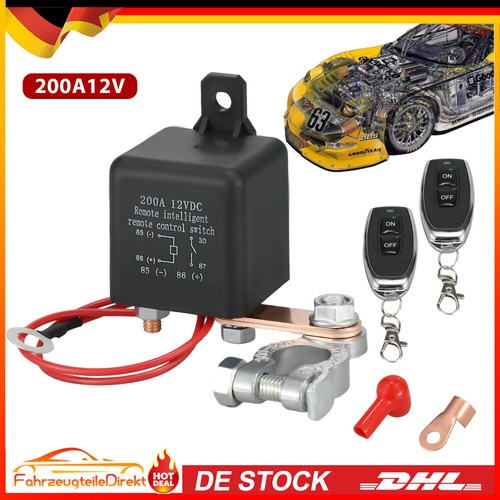Auto batterie trennrelais 12v - auto,