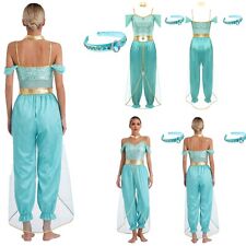 DE ranrann Damen Arabische Prinzessin Kostüm Araberin Märchen Fasching Halloween