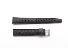 Gummi Taucher Diver  16 mm Anstoß Uhren Armband Watch Strap Vintage Style NOS!