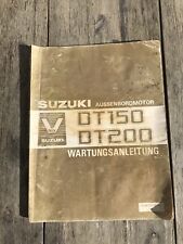 Suzuki DT150 DT200 Outboard Motor Wartungsanleitung