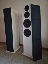 1 Paar Nubert nuBoxx B -70, weiß und 1 Paar Frontblenden, nachtblau