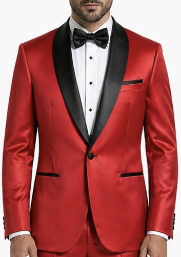 Herren smoking anzug rot - smoking,