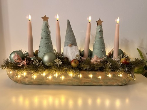 Adventskranz adventsgesteck - adventskranz,