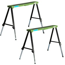 Arbeitsbock Klappbock Gerüstbock höhenverstellbar 2er Set Unterstellbock