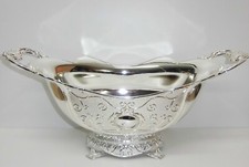 Schale Jardiniere Obstschale versilbert - neu