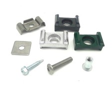 Aluminium Auflagebock Zaun Gittermatten Halter Stabzaun Pfosten Befestigung Norm