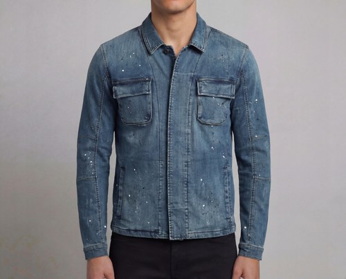 Tigha herren denim jacke - herren,