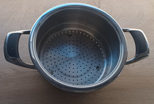 AMC Dampfgareinsatz Siebeinsatz 20 cm Edelstahl  zum Dampfgaren Softiera