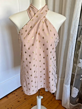 NIAY Bluse beige rose gold