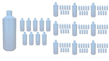 100x leere plastikflaschen - 100x,