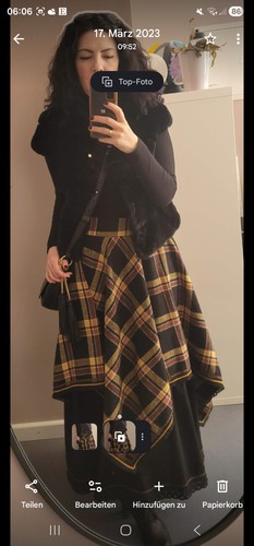 Damen rock boho stufen country - rock,