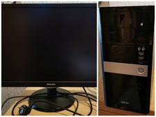 Hyrican PC mit Philips Monitor (PC-Komplettsystem)