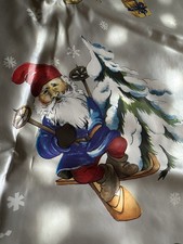 PVC Tischdecke Wachstuch Weihnachten Advent Nikolaus Ca.137cmx102 cm, Geschenke