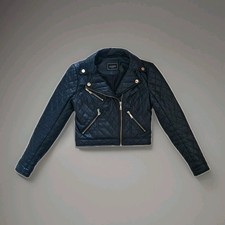 GUESS Bikerjacke Schwarz Damen