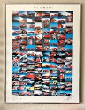 Ferrari Poster Gunther Raupp • Limitierte Edition 165/1000 • 1985–1994 Kalender