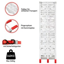 Auffahrrampe max 340kg alu - 340kg,