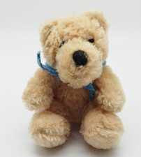 Stofftier NICI - Teddy-Bär beige braun mit Halstuch klein mini sitzend -ca 10 cm