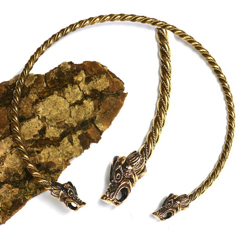 Bronze drachenhalsreif - bronze,