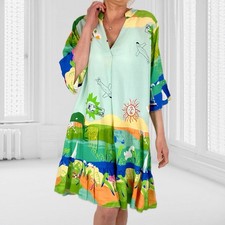 Italy Sommerkleid Kleid Boho