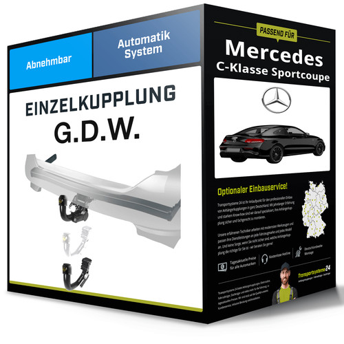 Abnehmbare anhängerkupplung - abnehmbare,