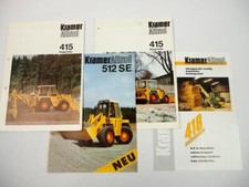 4 Prospekte Kramer Allrad 415