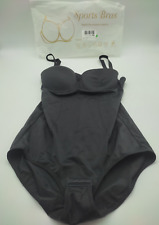 Shapewear Damen Fajas mit integriertem BH Figurbetont KUMAYES 