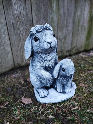 Steinfigur hasen feldhasen - steinfigur,