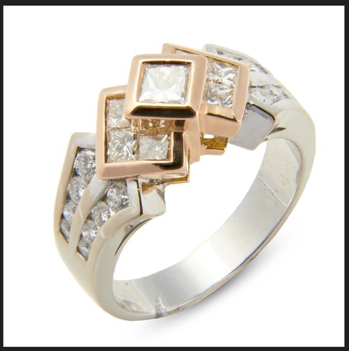18k 750 weißgold bicolor - 18k,