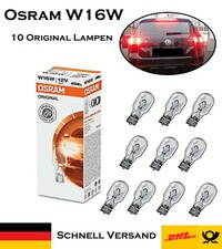 10x Osram W16W 12V 921