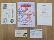 Micky Maus Reprint Kassette 1954 (Heft 1-12) + Zertifikat / Beilagen