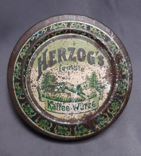 Alte blechdose herzog s - alte,