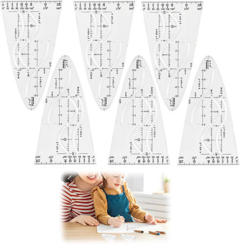 Pcs parabelschablone mathe - parabelschablone,