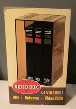 Betamax VHS Leer-Box für 4