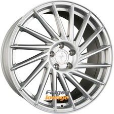 4 Alufelgen KESKIN KT17 HURRICANE Silver Painted (SP) 8,5x19 ET45 5x108 19 Zoll