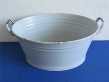 Alte Emaillewanne DDR Email Wanne 51 x 40 cm Babywanne Waschwanne Pflanzgefäß