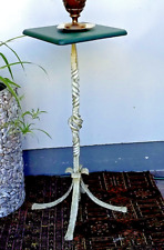 Schmiedearbeit  Einzelstück Metall  ! Blumenständer  Blumentisch  HolzplatteA812