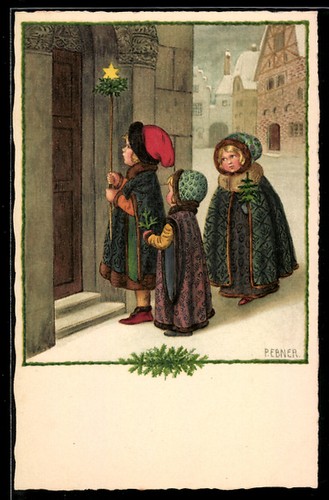 Künstler pauli ebner - künstler-ak,