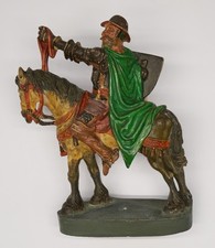 Tonfigur Zizenhausen - Anton Sohn - Don Quijote - sehr seltene Zizenhausener