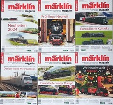 Märklin Magazin 2024, komplett, 6 Hefte