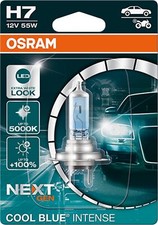 Osram COOL BLUE® INTENSE H7, Halogen-Scheinwerferlampe, LED-Look, 64210CBN-01B