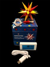 Herrnhuter Stern A1e rot/gelb