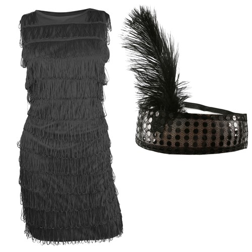 Mädchen schwarzes flapper - mÄdchen,