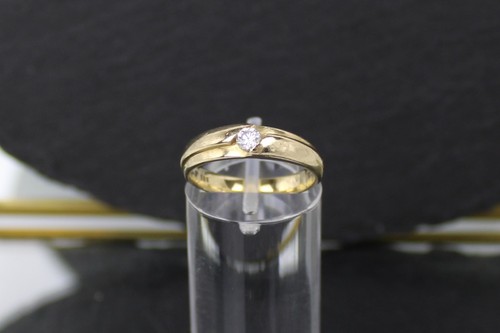 Diamantring 585er gelbgold - diamantring,,