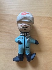 DDR Werbefigur | Easy Rider von MZ in blau mit karierten Schal